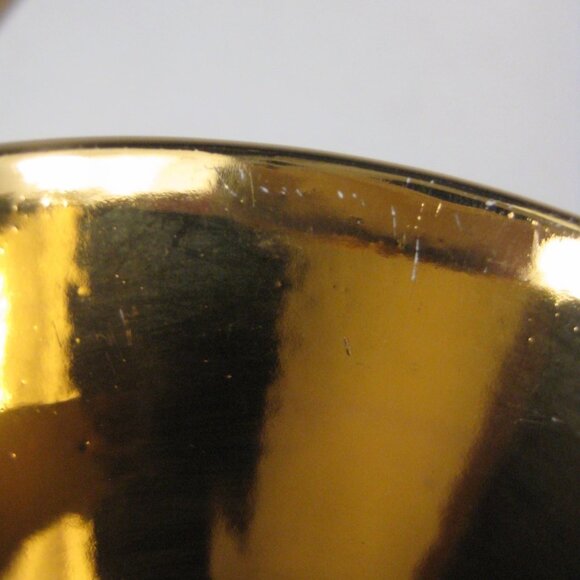 Royal Copenhagen Burgundy Red Gold Vintage Confetti Demitasse Set Denmark 1950s - Picture 4 of 16